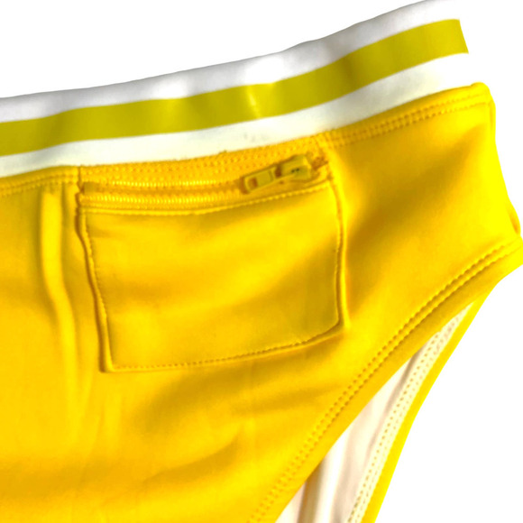 Re/Done x Solid & Striped NEW Sample Piece Montauk Zip Bikini Bottom, 25" Waist - Picture 9 of 15